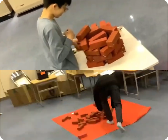 赤レンガを組み立てろ